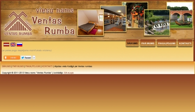 Jaunatnes tūristu mītne Ventas Rumba, 